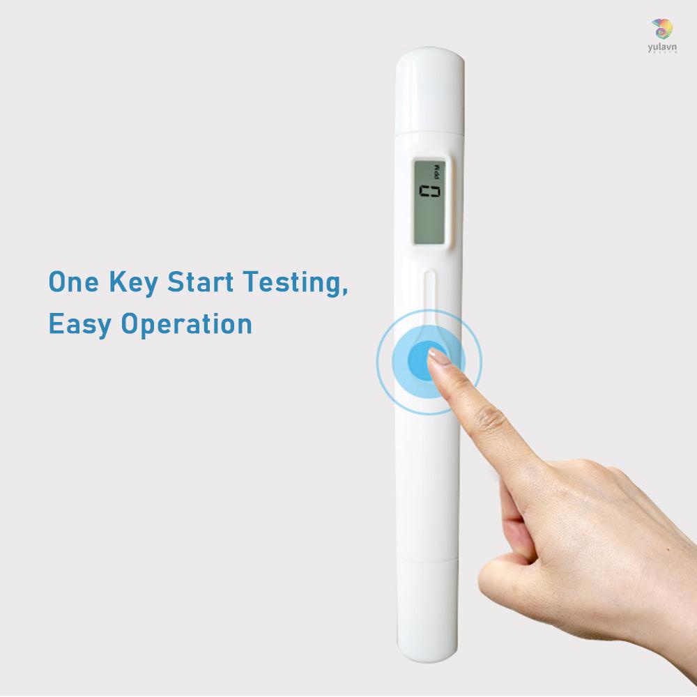 Bút Kiểm Tra Chất Lượng Nước Kỹ Thuật Số TDS 0-9990PPM Mini Tiện Dụng Cho Hồ Bơi / Bể Nước