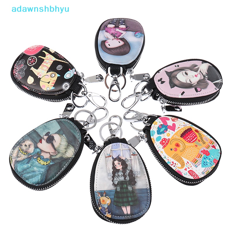 Adwnshbhyu Ví Đựng Tiền Xu Chìa Khóa Họa Tiết Hoạt Hình Thời Trang Cho Nữ