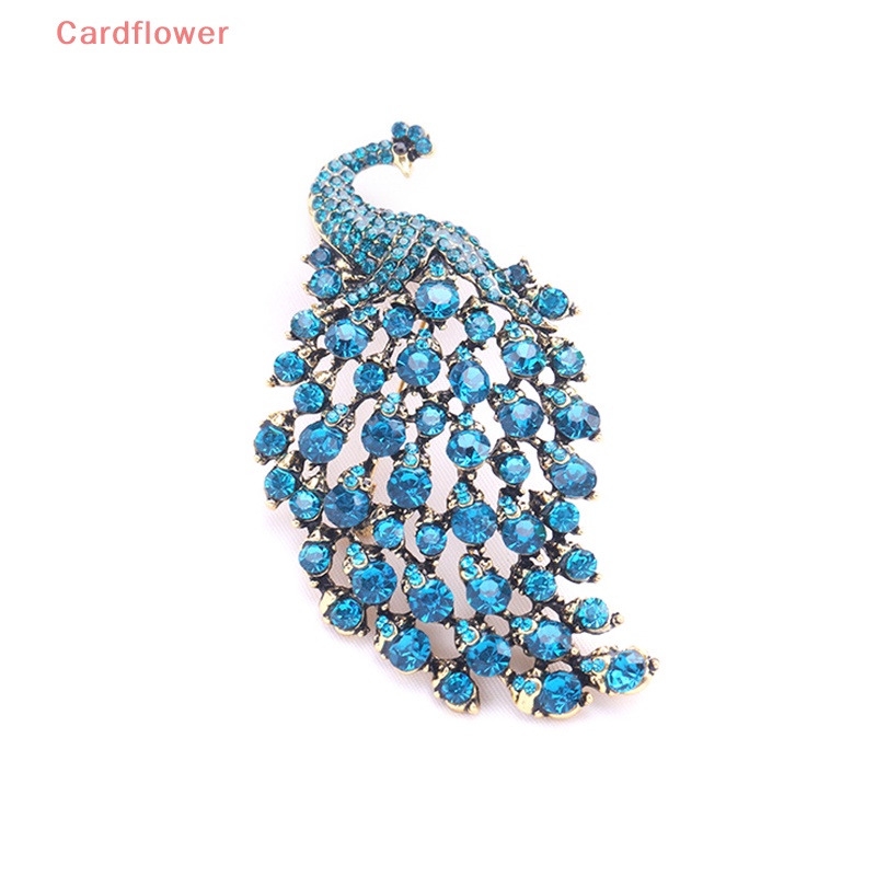 Ghim Cài Áo Hình Con Công Đính Đá Nhân Tạo Thời Trang