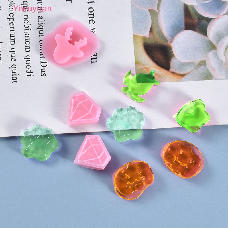 Khuôn Silicon Làm Bông Tai Đồ Trang Sức Mini DIY Mới