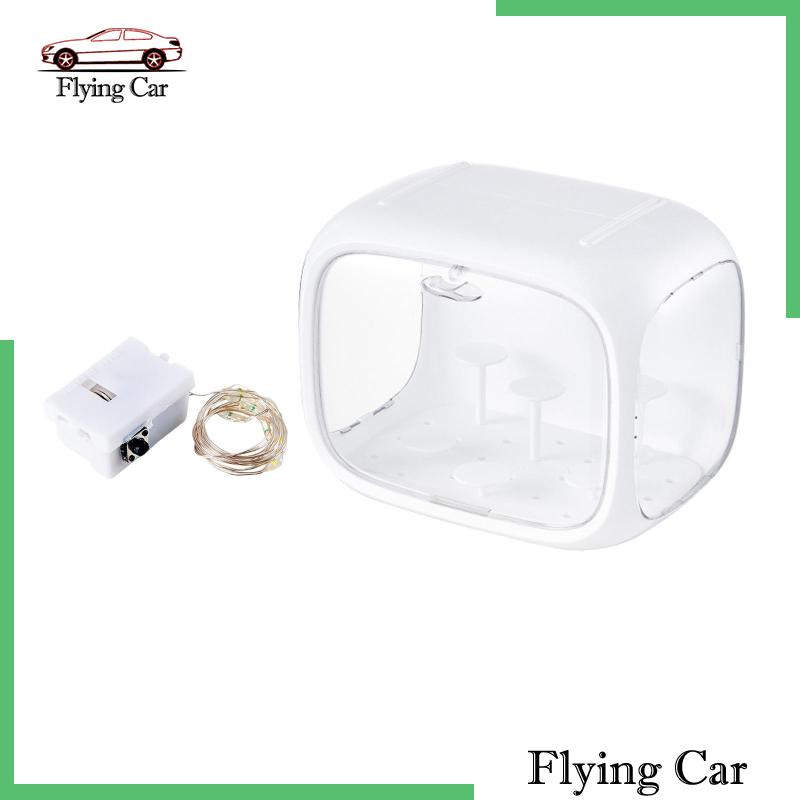 Hộp Trưng Bày Mô Hình Trong Suốt Chống Bụi [Lzdjfmy2] Không Có Ánh Sáng Trắng