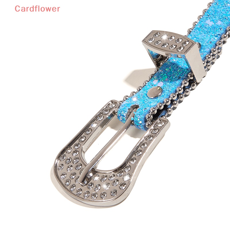 Thắt Lưng Da PU Đính Đá Phong Cách Cao Bồi Phương Tây Y2K Cho Nam Và Nữ Mới