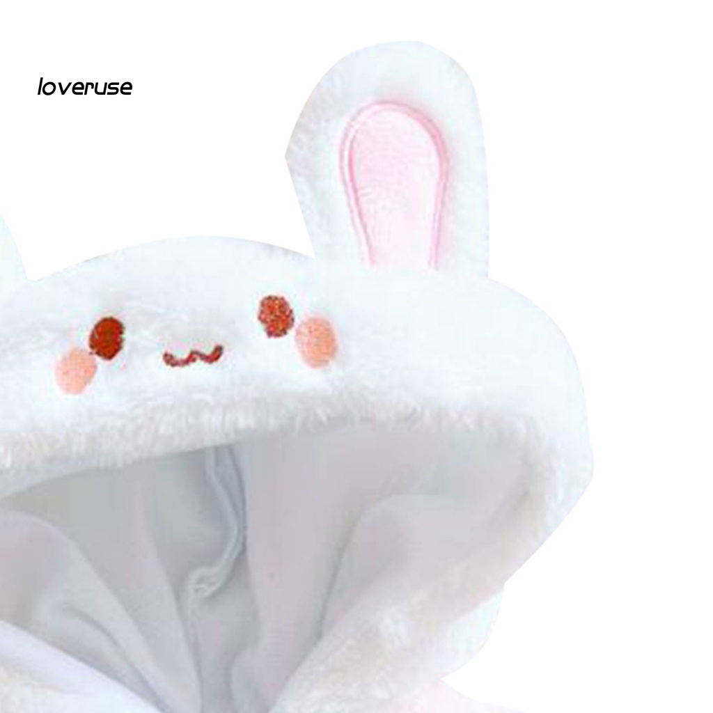 / Lo / Bộ Quần Áo Cho Búp Bê Thỏ Trắng Tinh Tế