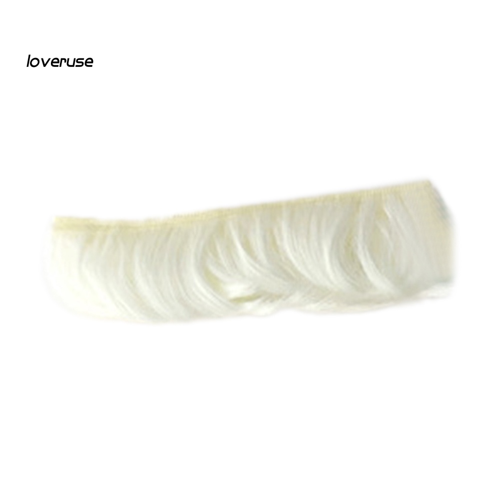 Tóc Giả Dài Sợi Chịu Nhiệt Độ Cao Màu Sắc Đơn Giản Cho Búp Bê