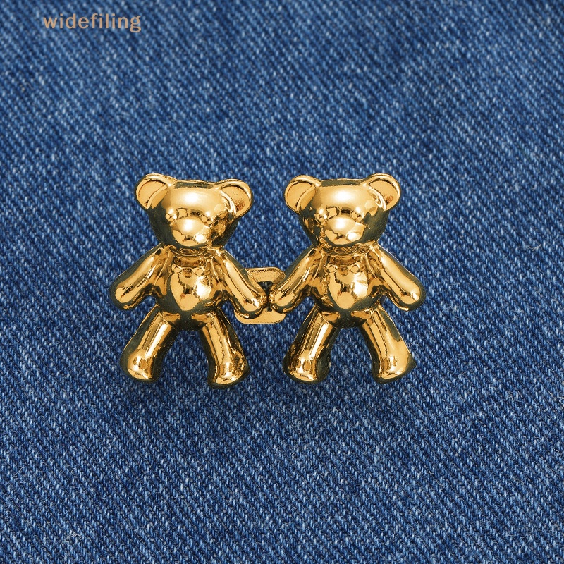 1 Cặp Khóa Thắt Lưng Quần Jean Không Cần Đóng Đinh Tháo Rời Được