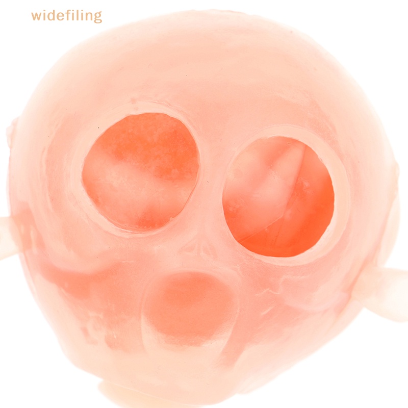 Đồ Chơi Bóp Hình Đầu Lâu Người Ngoài Hành Tinh Phong Cách Gothic Cho Halloween