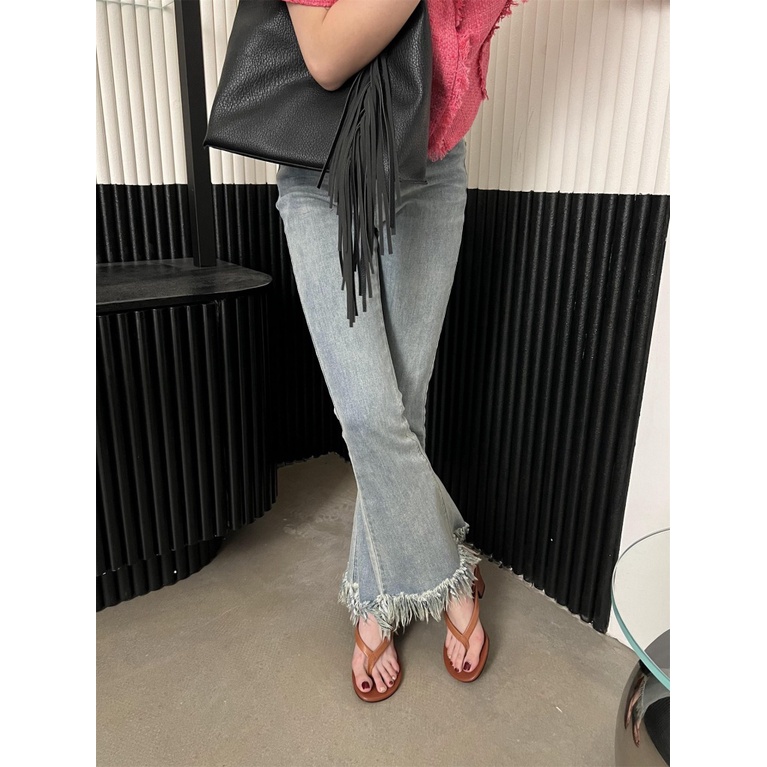 Dép Xỏ Ngón Cao Gót Mùa Hè Phong Cách Mới 2023 Cho Nữ