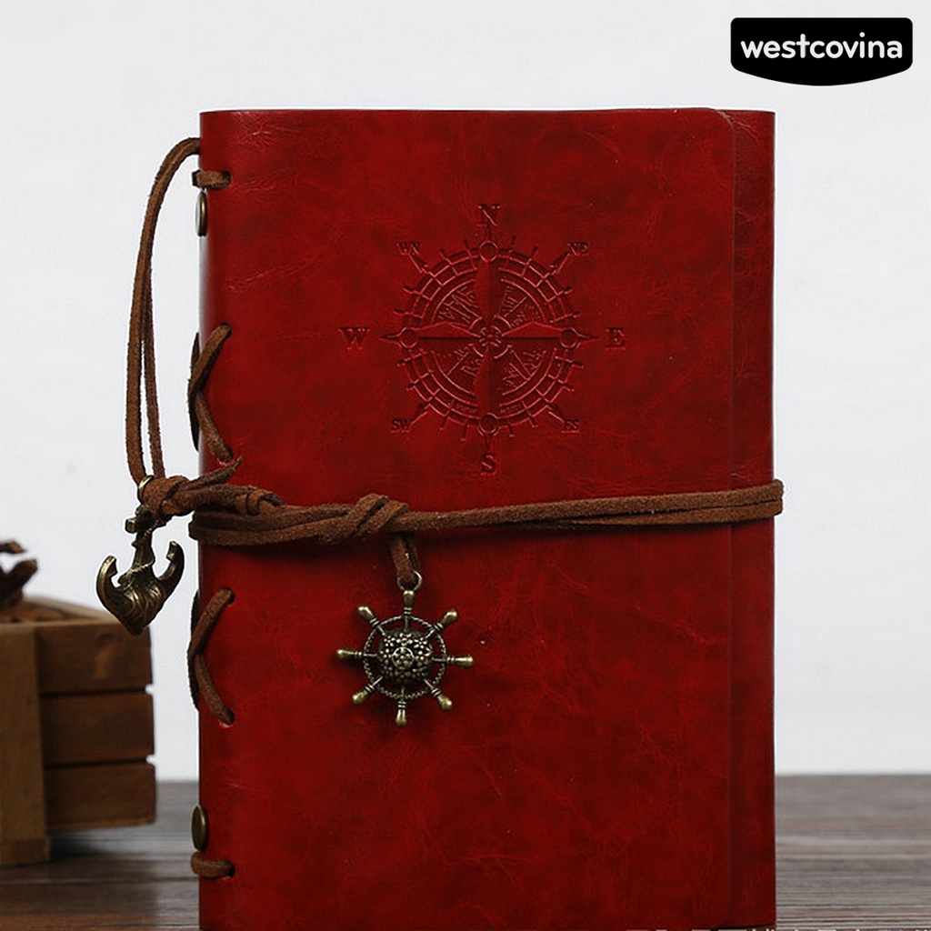 [COD]♪Bao Da Máy Tính Bảng Giả Da Phong Cách Vintage Cho Nhật Ký Khổ A7