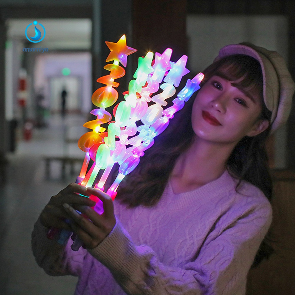 Gậy Phép Thuật Có Đèn LED Phát Sáng Phong Cách 2020 Cho Bé