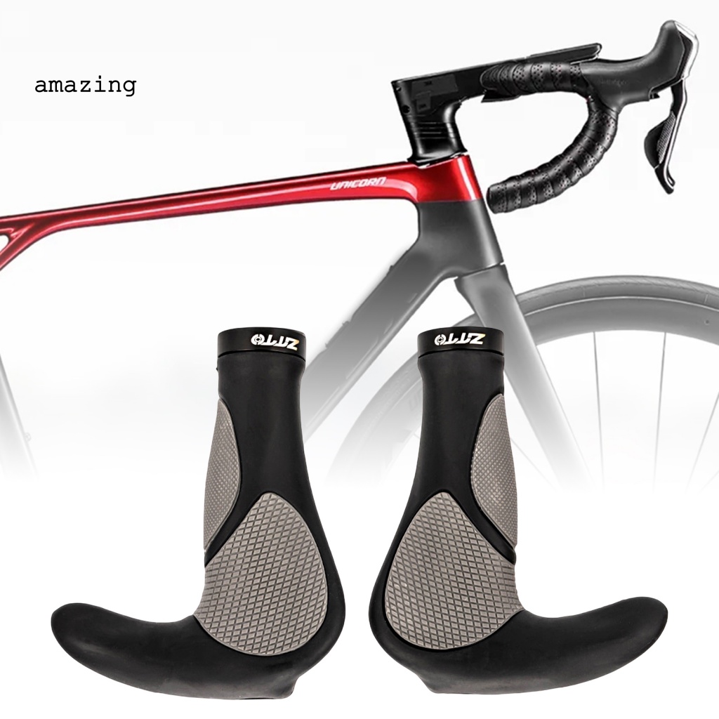 1 Cặp Vỏ Bọc Tay Lái Xe Đạp Hai Mặt Khóa Hấp Thụ Sốc