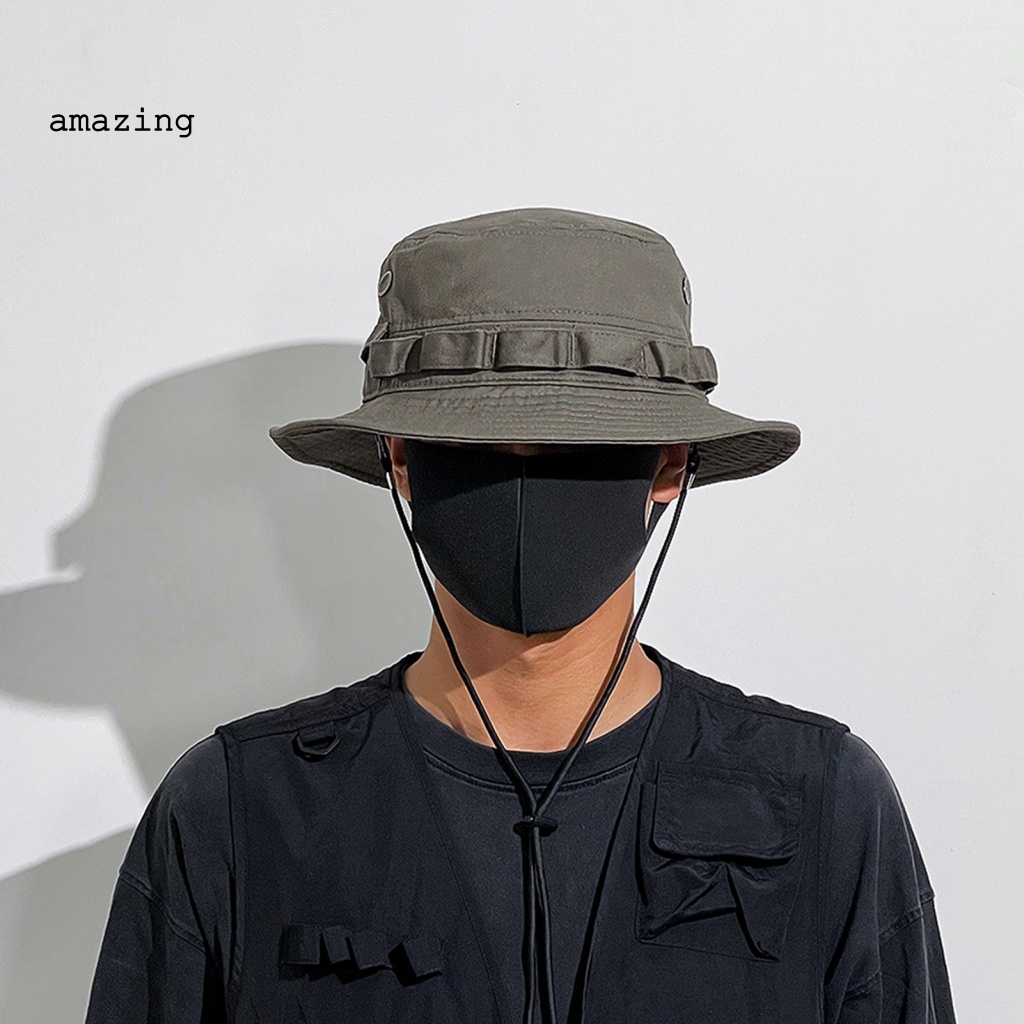 Mũ Bucket Chống Mài Mòn Thoáng Khí Cỡ Lớn Cho Hoạt Động Ngoài Trời