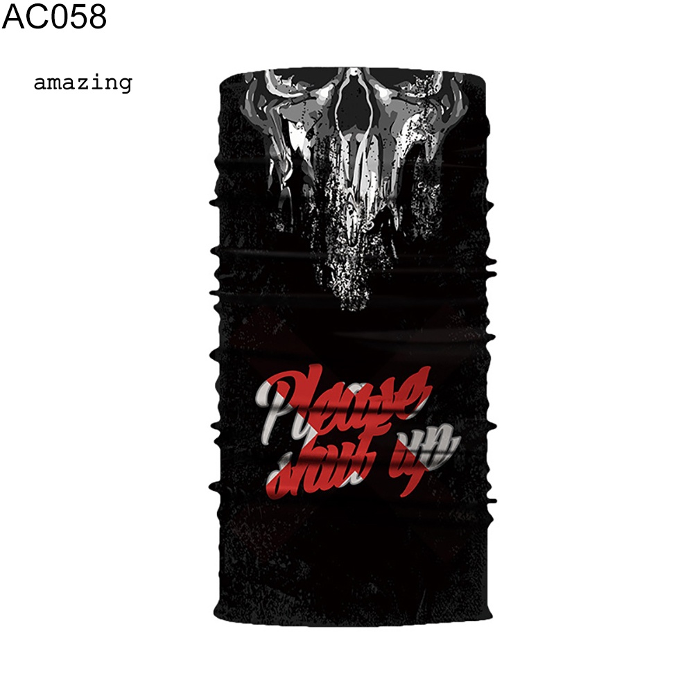 Băng Đô Thể Thao Unisex Co Giãn Chống Tia UV Hình Đầu Lâu