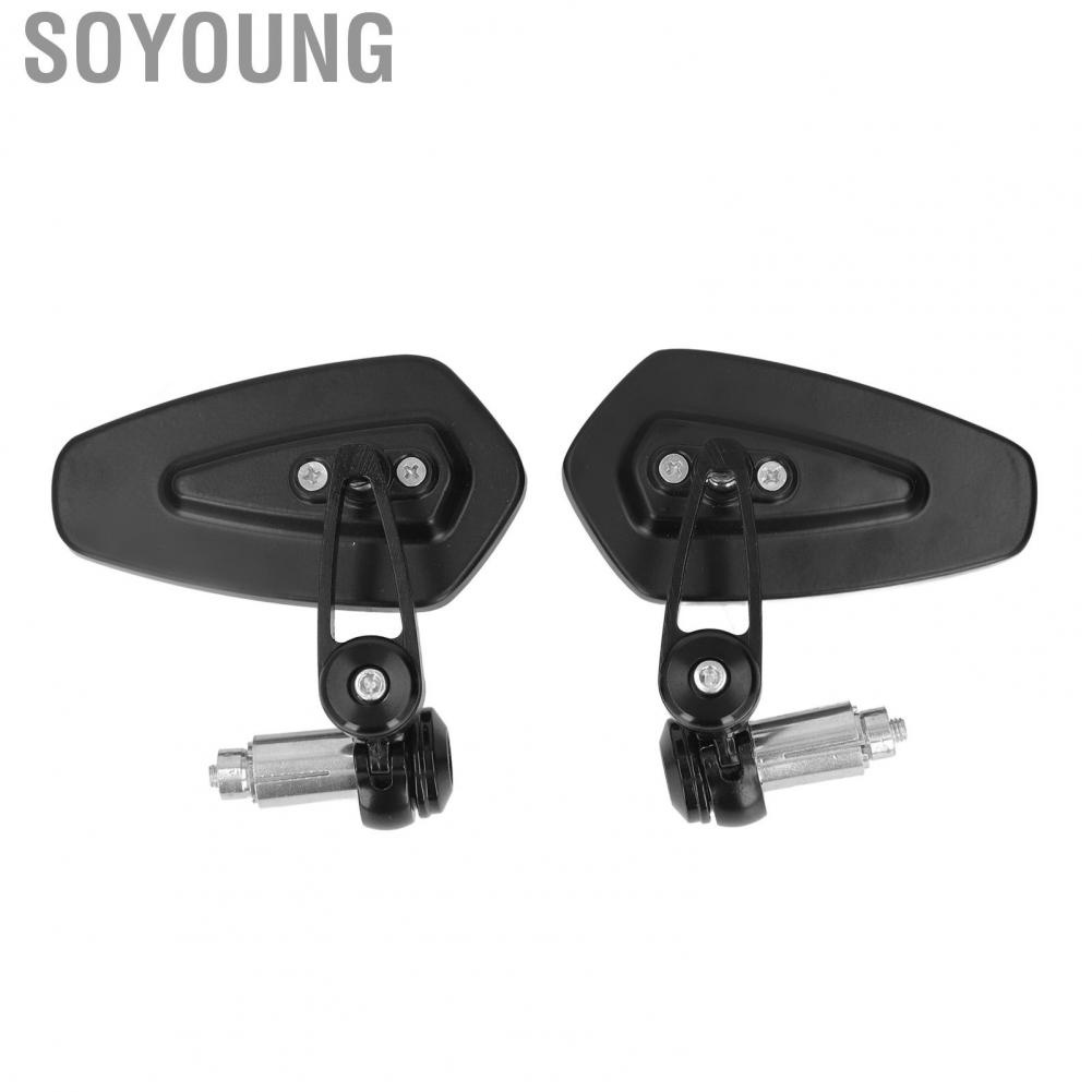 Soyoung Motorcycle Handlebar Mirrors  Long Durability Adjustable Viewing Angle Rear View Mirrors  for S1000XR S1000RR 2015-2019