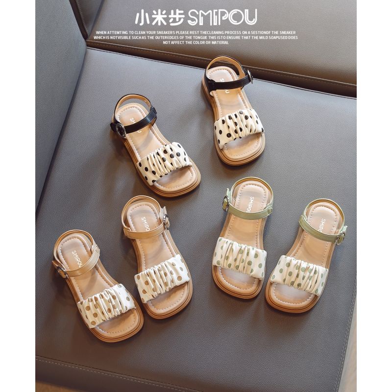 Giày Công Chúa Đế Mềm Thời Trang Mùa Hè 2023 Cho Bé Gái 5-6 - 7-8 Tuổi