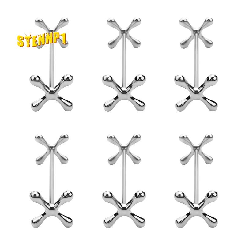 Set 6 Giá Đỡ Đũa Muỗng Nĩa Bằng Hợp Kim Kẽm Trang Trí Bàn Làm Việc