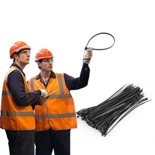 100pcs Practical 2.2 X 150mm Nylon Plastic Cable Ties Zip Fasten Wire Wrap Strap