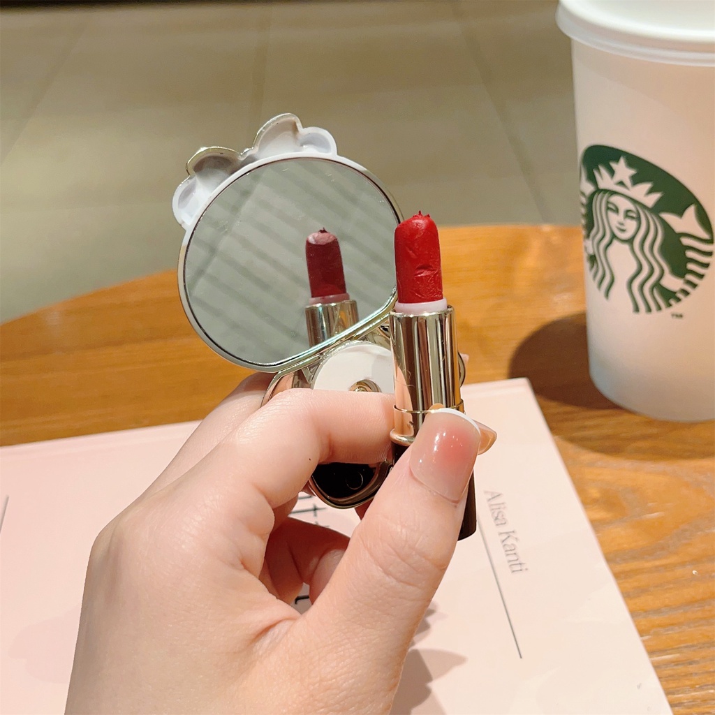 Ốp Điện Thoại Có Túi Khí Họa Tiết Bướm / Gấu Dễ Thương Kèm Giá Đỡ Nhẫn Cho iphone