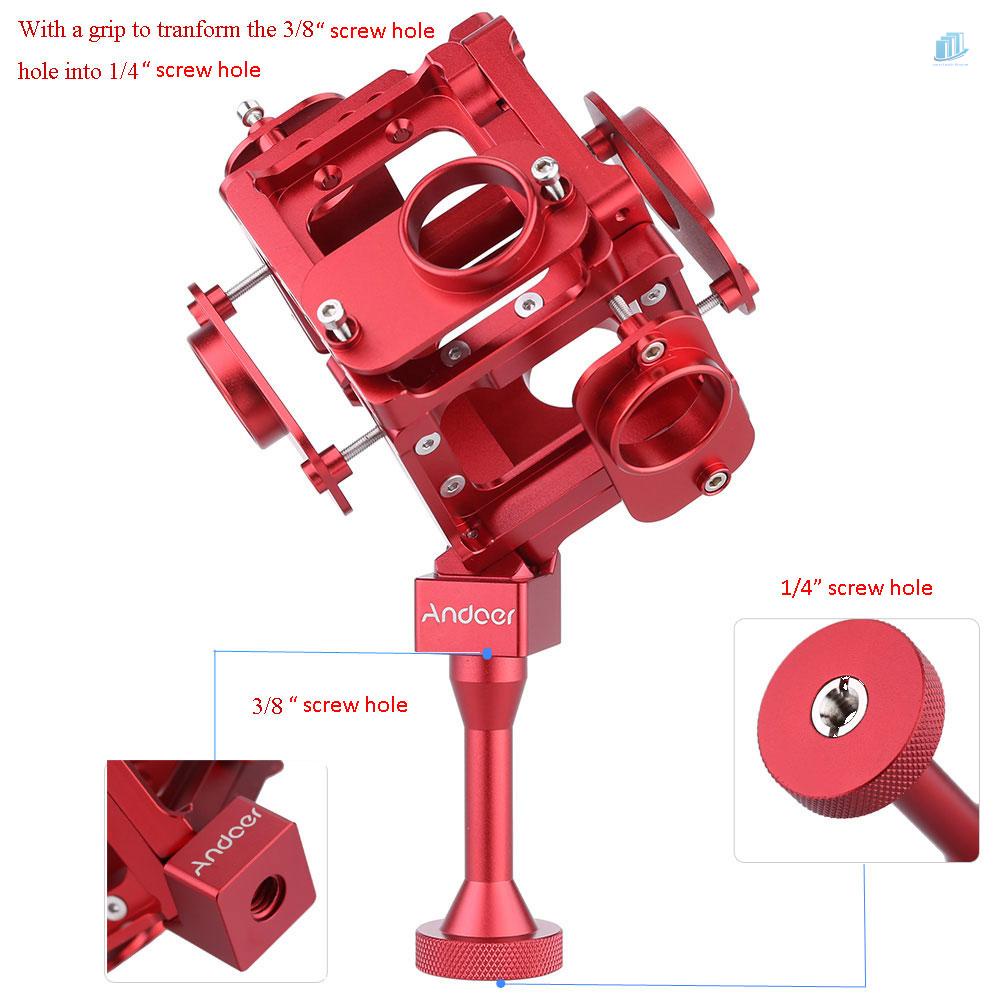 ANDOER Khung Vuông Đỡ Kính Thực Tế Ảo 360 / 720 Độ VR Cho Thiết Bị Điều Khiển Từ Xa FPV Panorama Panoramic Imaging 3 / 3 + / 4 Action Came