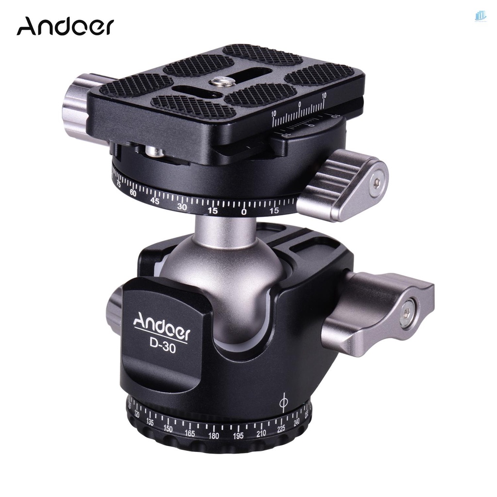 Chân Máy Ảnh Andoer D-30 Thiết Kế Hình Chữ U Chịu Tải Trọng Tối Đa 18kg / 40lbs Bằng Hợp Kim Nhôm Kèm Túi Đựng