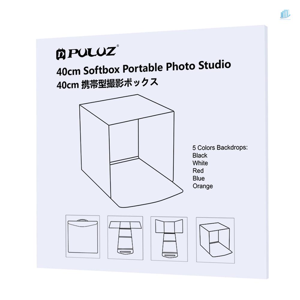 Hộp Đèn Mềm Nhỏ Gọn 40cm Hỗ Trợ Chụp Ảnh Trang Sức