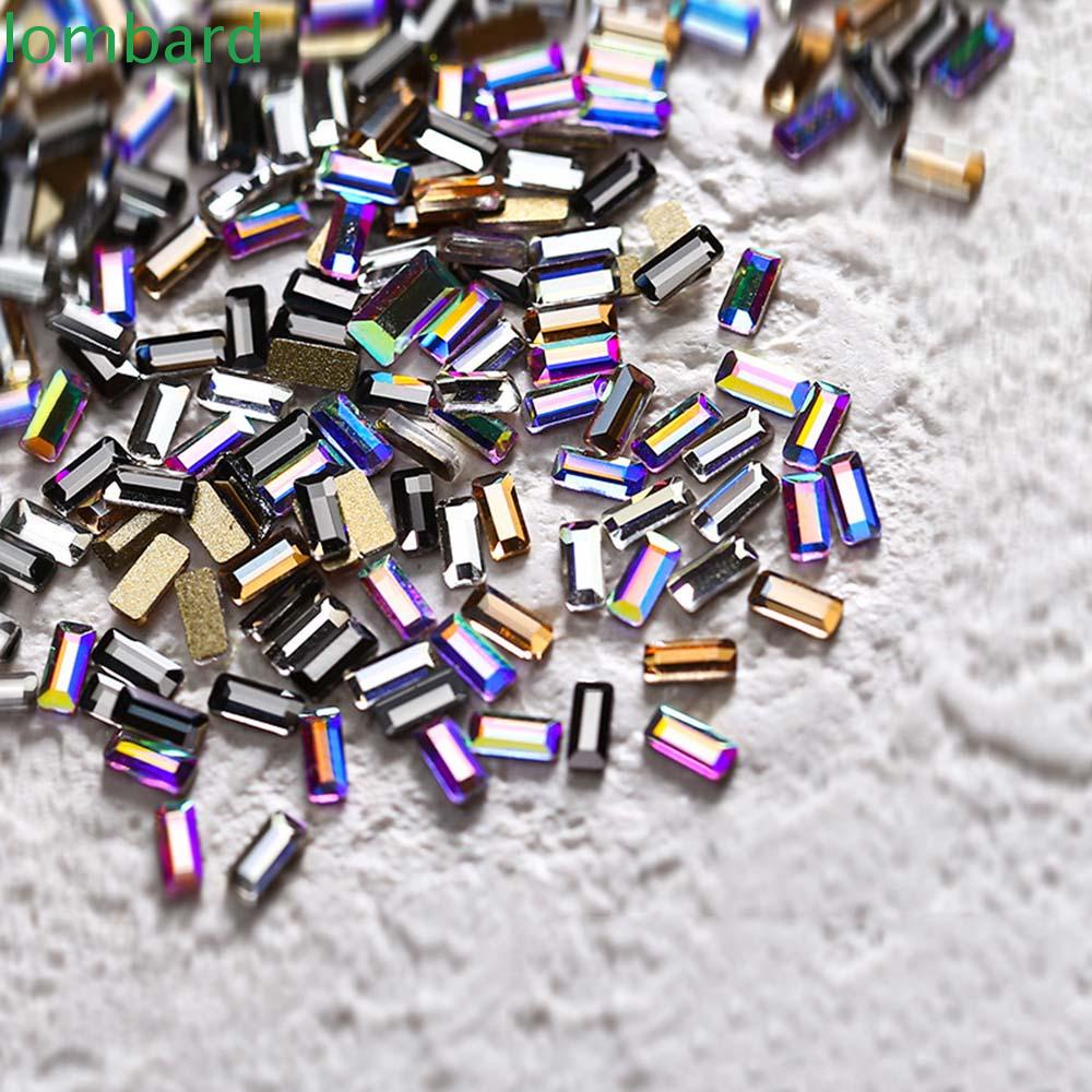 Hộp Phụ Kiện Trang Trí Móng Nghệ Thuật Hình Vuông Mini Đơn Giản DIY