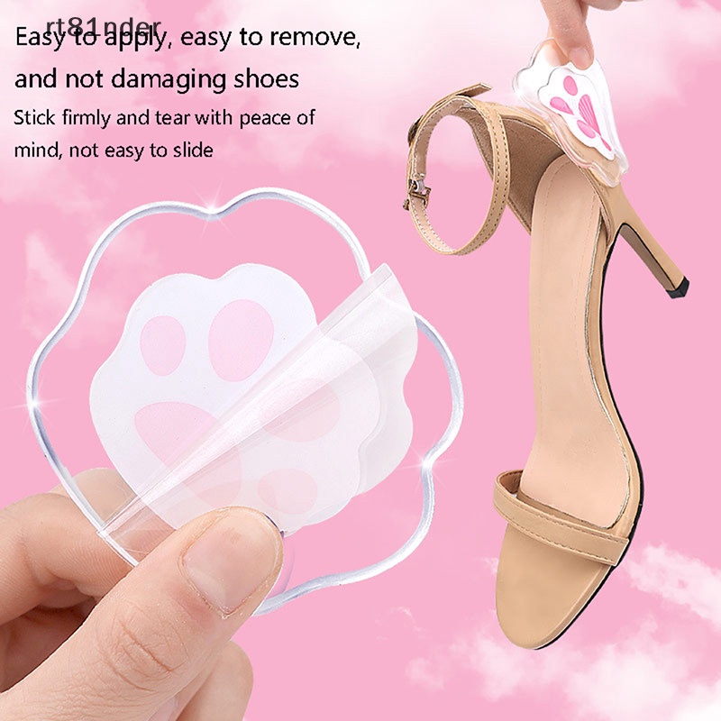 1 Cặp Đệm Lót Giày Cao Gót Hình Dấu Chân Mèo Chống Trượt Giảm Đau