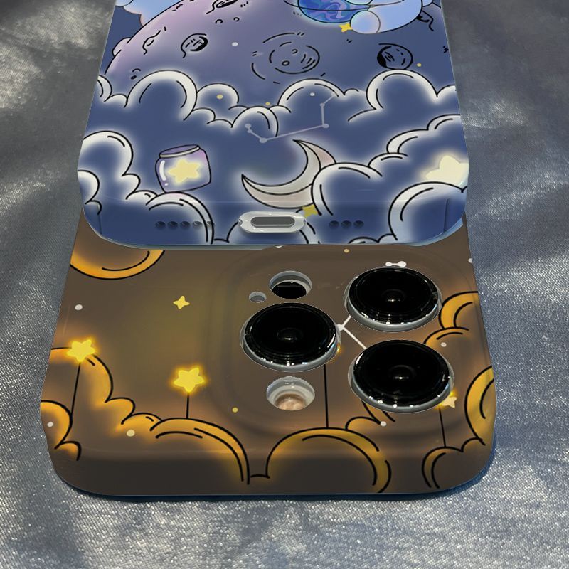 Ốp Điện Thoại Cứng Họa Tiết Phi Hành Gia Cho Iphone 11 Promax 1213 RS72 714 xr Xs Plus