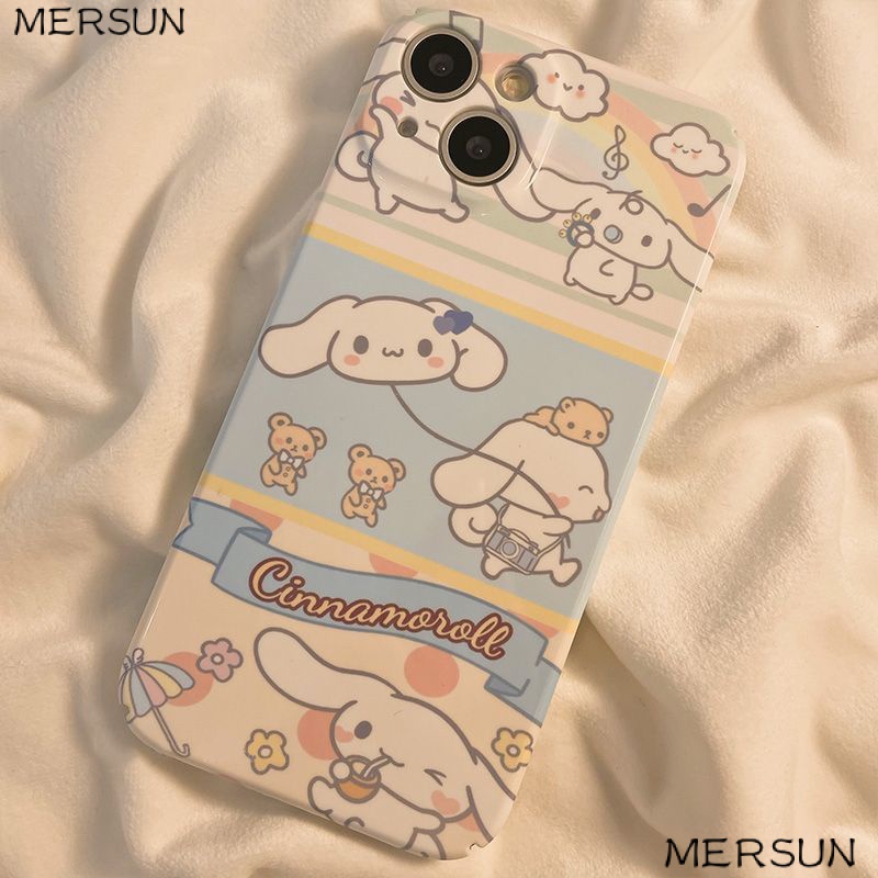 Ốp Điện Thoại Cứng Họa Tiết Hoạt Hình Dễ Thương Cho Iphone 7P 11 14xsmax12 xr8pro13 plus BZ7W
