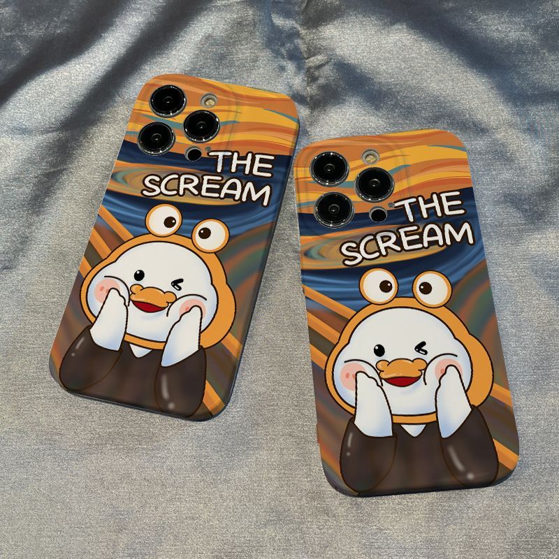 Ốp Điện Thoại Cứng In Hình Tranh Sơn Dầu Cho Iphone 8 / 7promax / 14 / 12Plus 11 xs / 13 UJRG