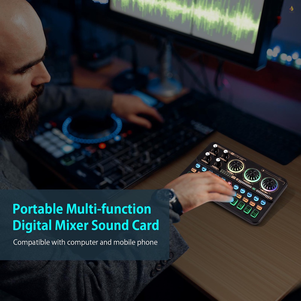 Bộ Thẻ Âm Thanh Kỹ Thuật Số SK900 Đa Năng Chuyên Nghiệp Có Thể Sạc Lại Cho Điện Thoại Di Động / Máy Tính