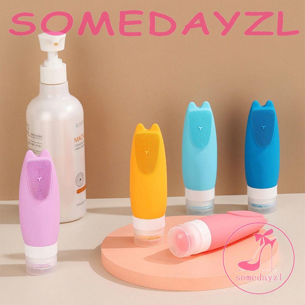 Chai Silicone Đựng Dầu Gội Có Thể Đổ Đầy 90ml Đa Năng Tiện Dụng