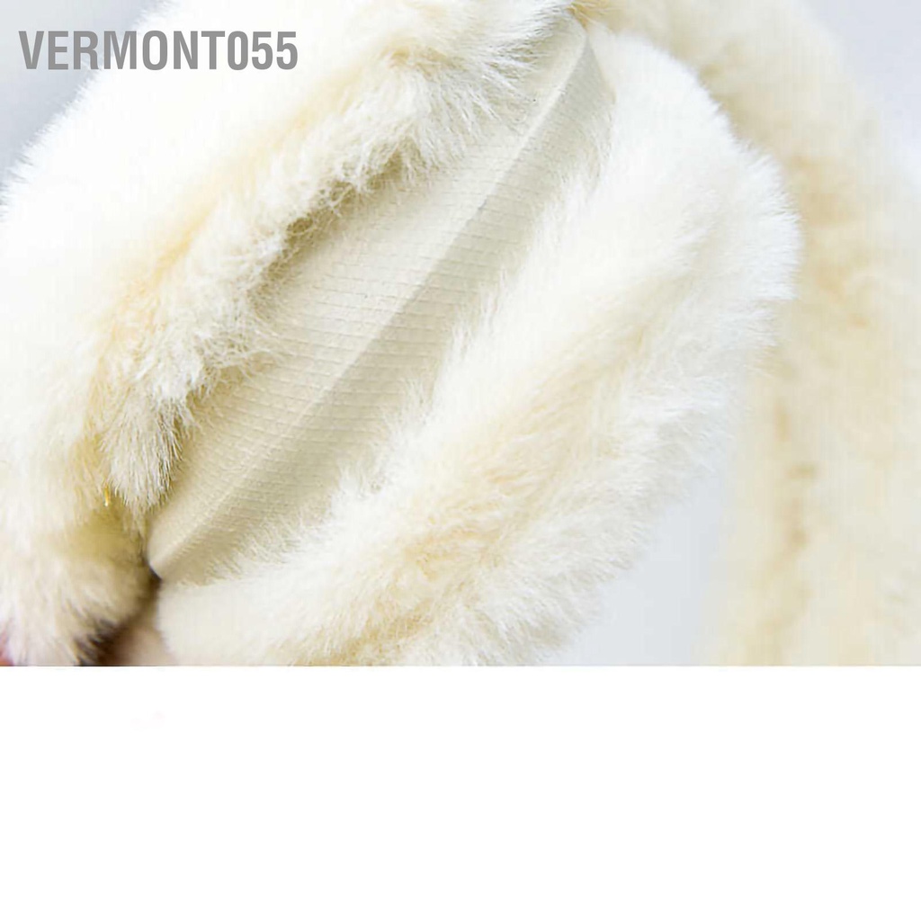 Vermont055 Sang Trọng Bọc Vô Lăng 15 Inch Mềm Mại Ấm Chống Trơn Trượt Dễ Thương Cho Nữ Xe Ô Tô