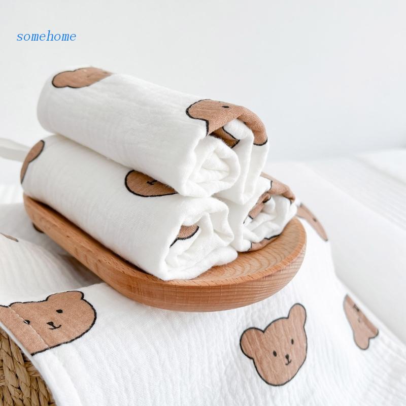 Khăn Tắm In Họa Tiết Dễ Thương Cho Bé Sơ Sinh