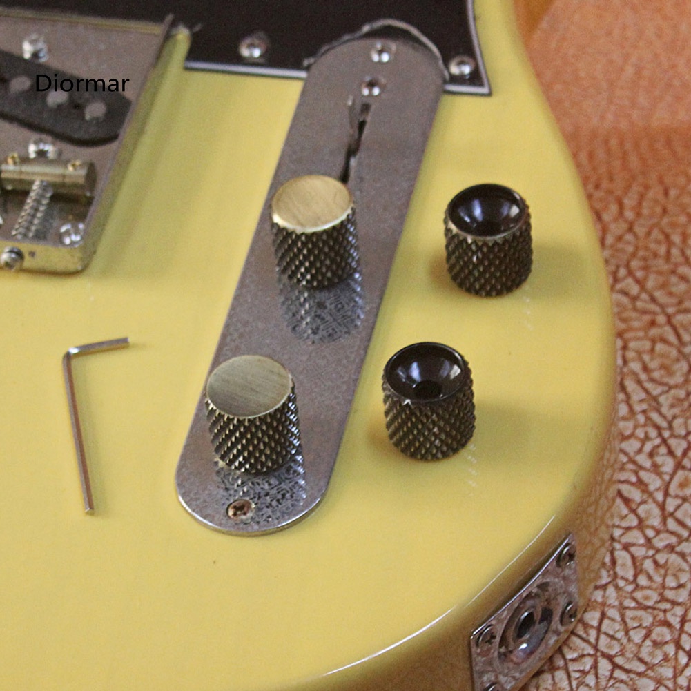 Set 4 Vỏ Bọc Núm Điều Khiển Kim Loại GD139D Cho Đàn Guitar Điện
