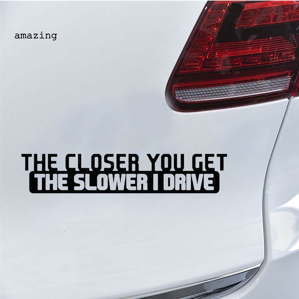 Miếng Dán Phản Quang Họa Tiết Chữ Vui Nhộn Trang Trí Thân Xe Hơi / Xe Tải