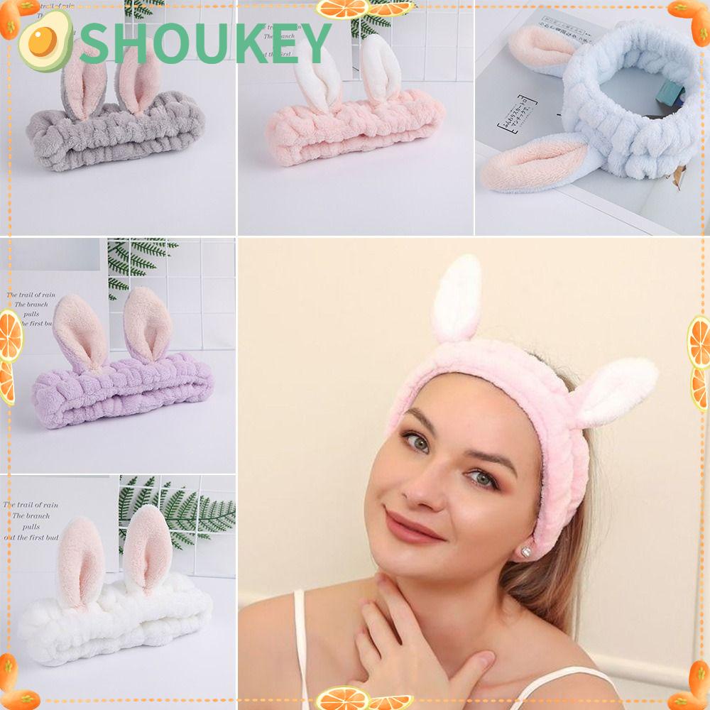 Băng Đô Lông Cừu San Hô Thời Trang Dành Cho Spa / Rửa Mặt