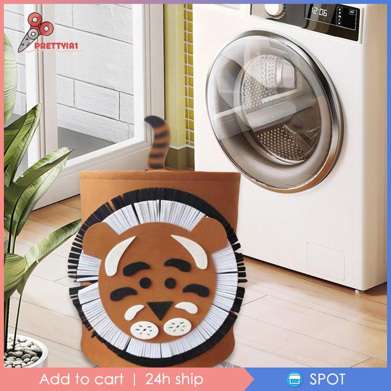 Giỏ Đựng Đồ Giặt [Prettyia1] Bằng Nỉ Mềm Nhẹ Thiết Kế Dễ Thương Cho Trẻ Em