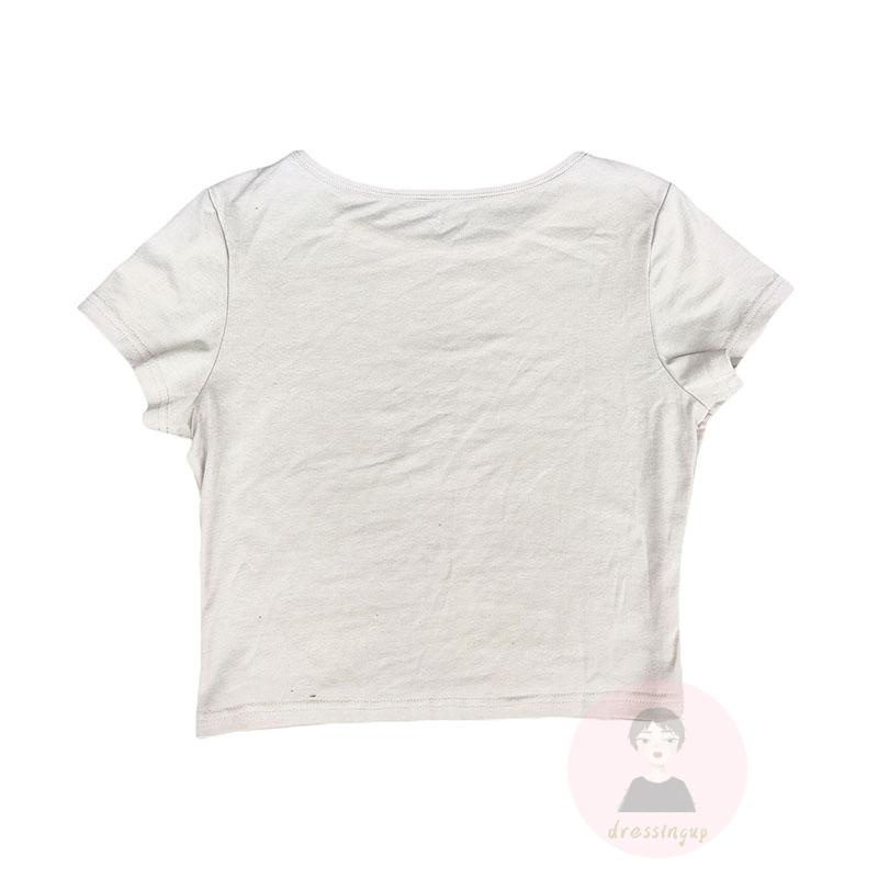 Áo Thun Tay Ngắn Cổ Tròn In Hình Ngôi Sao Thời Trang Mùa Hè Cho Nữ