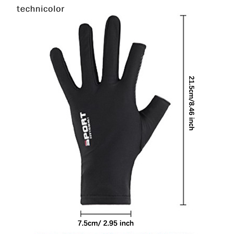 Găng Tay Chống Trượt Bằng Lụa Lạnh Thoáng Khí TYG