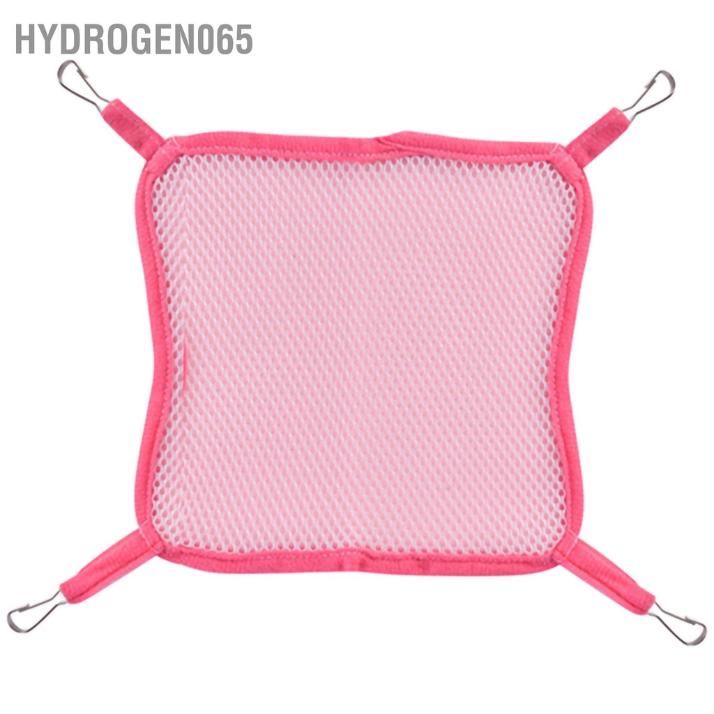 Hydrogen065 Lồng Thú Cưng Võng Vải Lưới Mềm Mại Thoáng Khí Hamster Treo Giường Có Móc Kim Loại Cho Chuột Lang Sóc