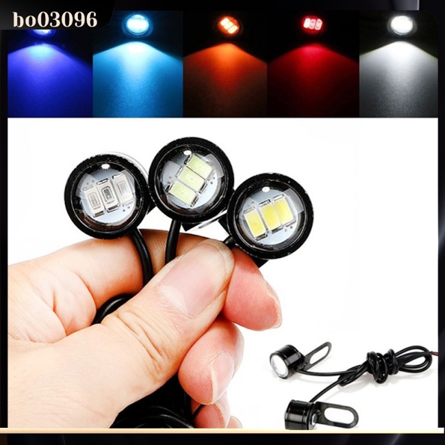 Đèn Pha 3 Bóng Led 12v GW250 Trang Trí Gương Chiếu Hậu Xe Mô Tô