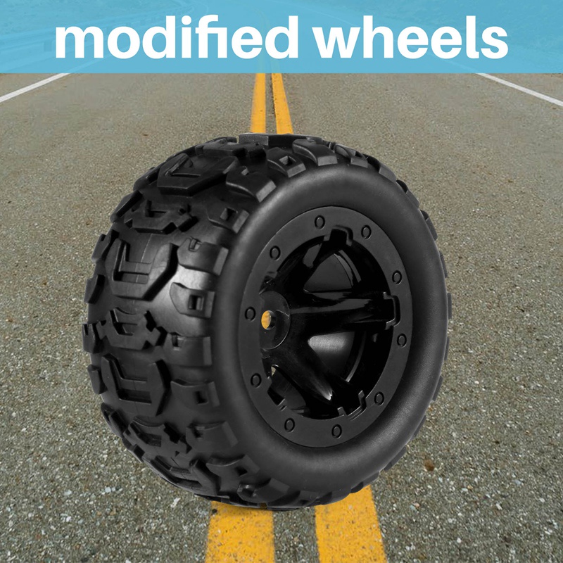 Set 4 Bánh Xe Thay Thế Cho Xe Điều Khiển Từ Xa WLtoys 144001 124016 124018 124019 Phụ Tùng Nâng Cấp 12428 Haiboxing 16889 Cho Xe Điều Khiển Từ