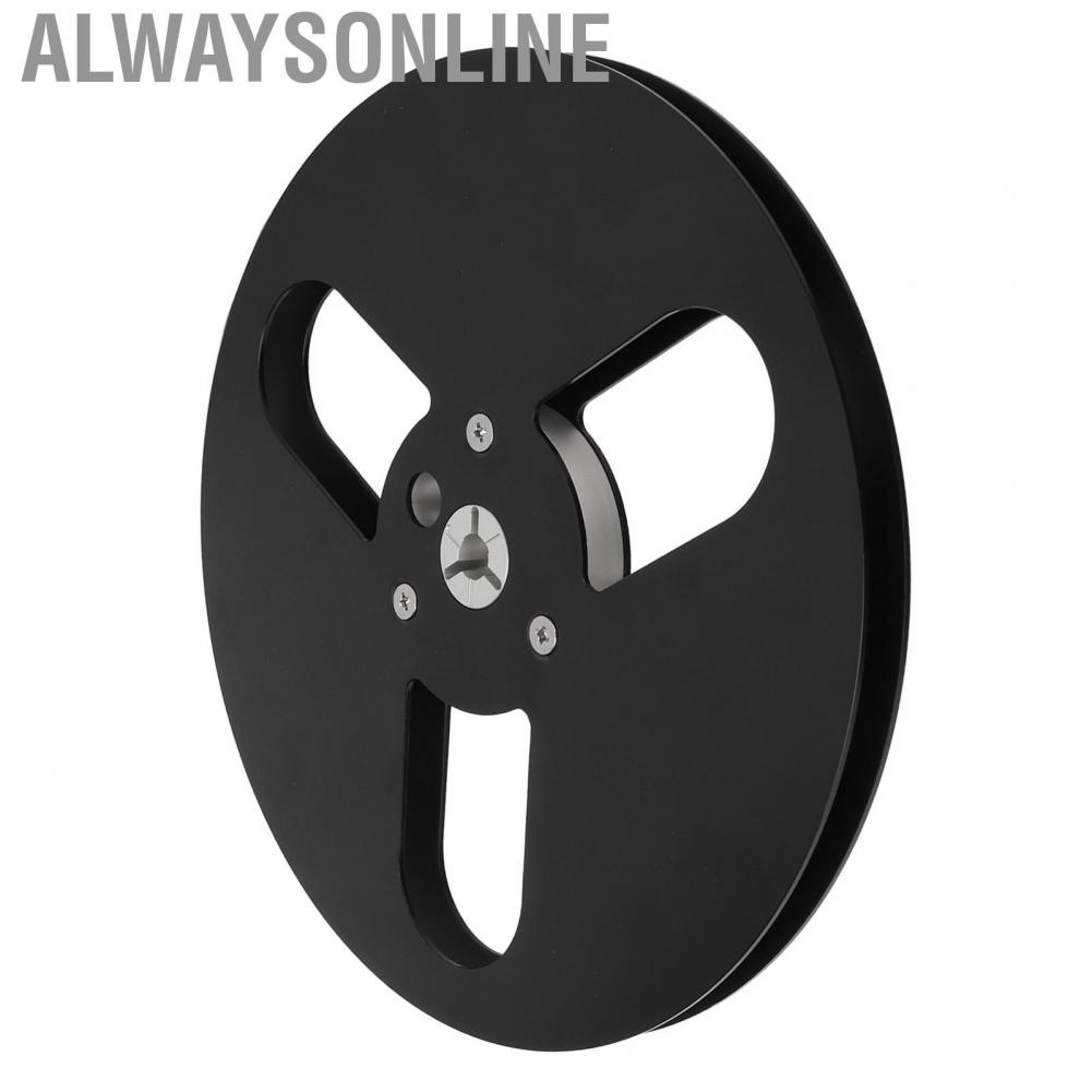 Alwaysonline Recording Tape Reel  1/4 7 Inch Empty Black for To Recorder