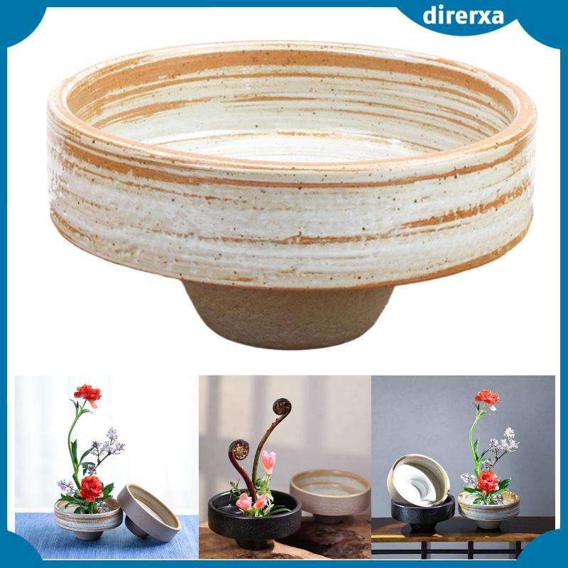 Bình Hoa Ikebana Nhật Bản Hình Tròn Nghệ Thuật Trang Trí Bàn Làm Việc