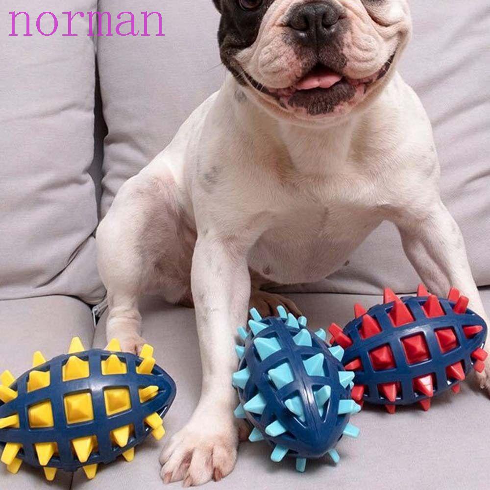 Norman Đồ Chơi Quả Bóng Gai Chống Cắn Phát Ra Âm Thanh Huấn Luyện Thú Cưng Cỡ Nhỏ