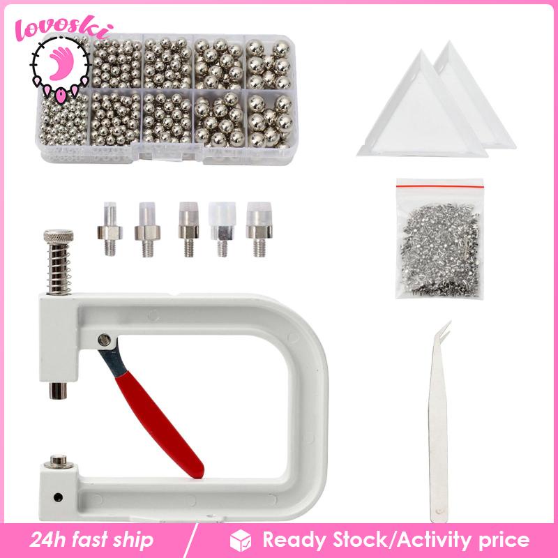 Bộ Máy Ép Đinh Tán Ngọc Trai Cầm Tay Tiện Dụng