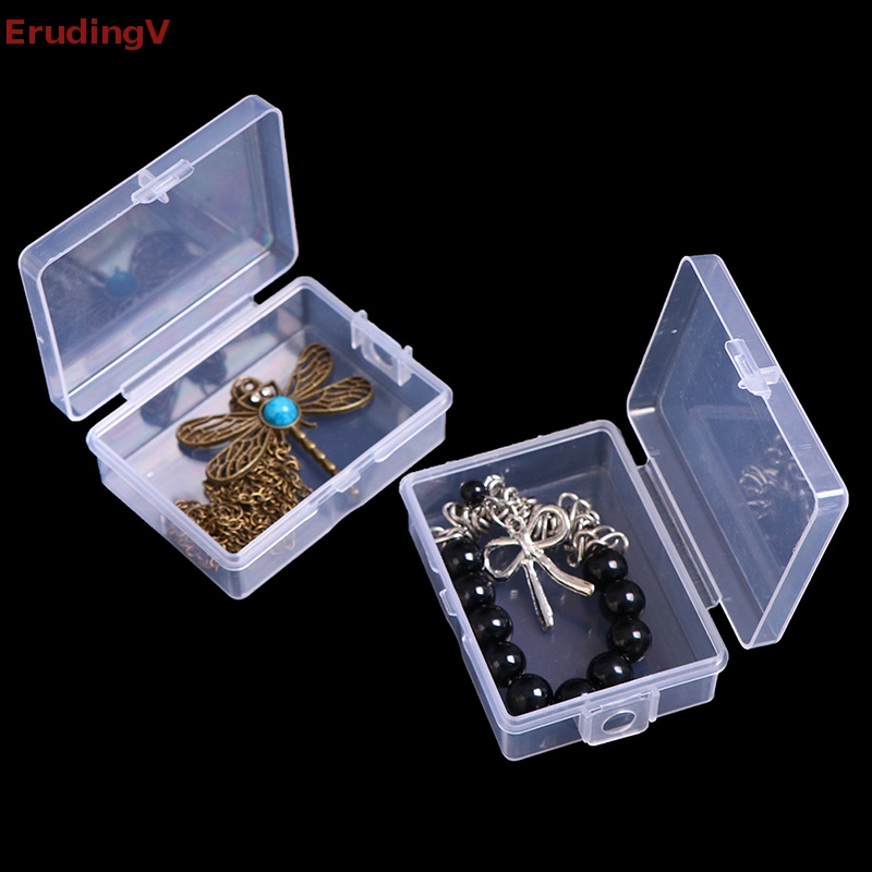 Bộ 2 Hộp Đựng Ảnh / Chìa Khóa Mini Dạng Treo Trong Suốt Tiện Lợi