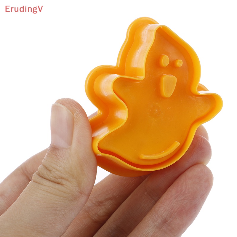 [ErudingV] Khuôn Nhựa Cắt Bánh Quy Chủ Đề Bí Ngô Ma Trang Trí Halloween [Mới]
