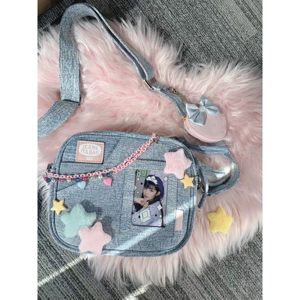 Túi Denim Đeo Chéo Thời Trang 2023 Dành Cho Nữ