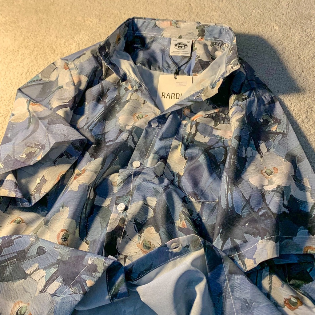 NRVP Áo Sơ Mi Nữ Ngắn Tay In Họa Tiết Độc Đáo Phong Cách Hàn Quốc Mới